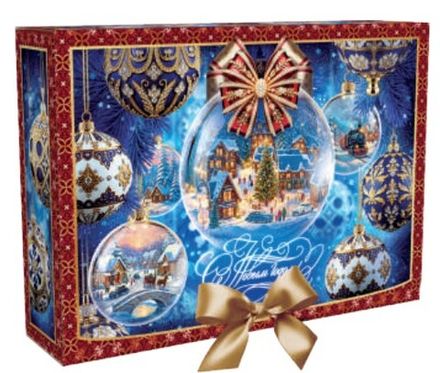 Подарочная коробка для конфет "Фаберже" 2300гр (1/50шт)