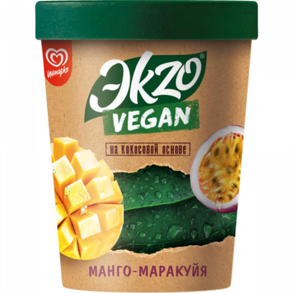 Мороженое ЭKZO, манго/маракуйя, 270 гр