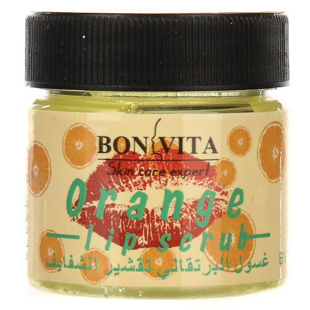 Скраб-бальзам для губ Bon Vita Апельсин Orange Lip Skrub, 40 гр