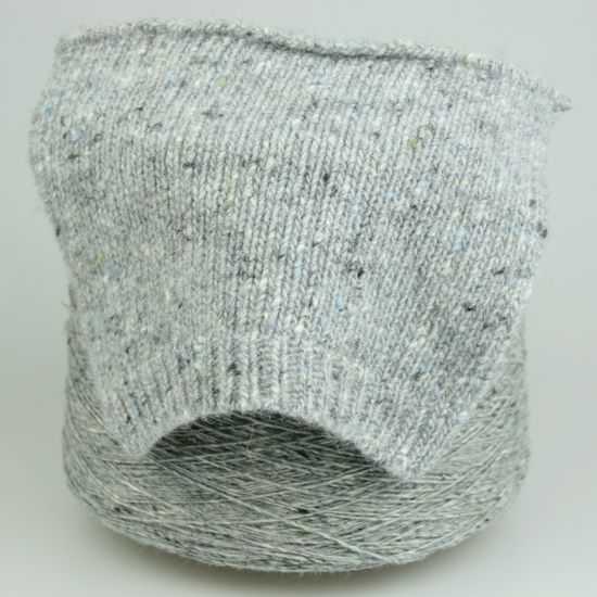 Пряжа 1/3.8 NM Soft Donegal, цвет 5580 Silver mist (100% шерсть мериноса)