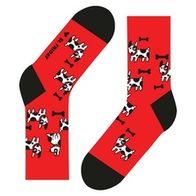 Носки FRIDAY ST. Игры псов, красный