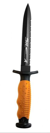Нож Epsealon Silex Titanium c титановым напылением оранжевый
