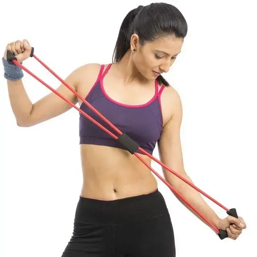 Эспандер трубчатый «Indigo» (нагрузка 11,3-13,6 кг), микс