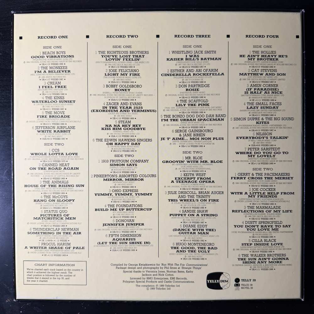 Сборник Our Generation 4LP (Англия 1989г.)