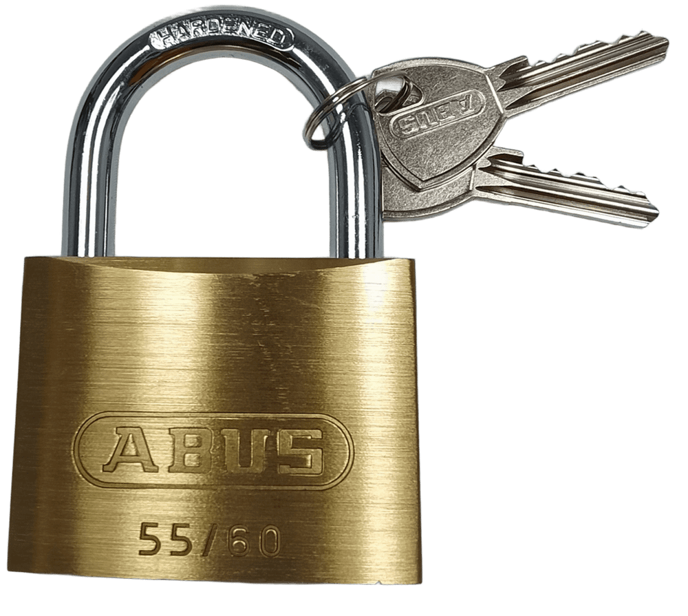 Навесной замок ABUS 55/60 латунь