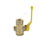 Кран для манометра шаровой латунь газ 11Б27п10 Ду 15 Ру16 ВР/ВР G1/2"-М20х1,5 с рукояткой без фланца Цветлит ZW10019