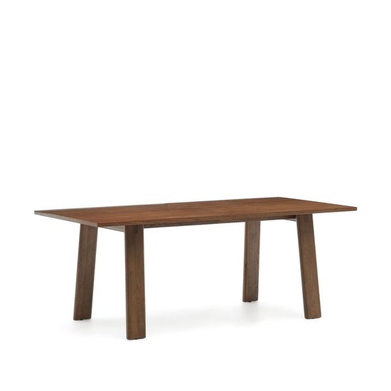 Arlen Раздвижной стол из массива дуба и шпона с отделкой ореха 200(250) 95 см Испания 