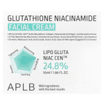 APLB, глутатион и никотинамид, крем для лица, 55 мл (1,86 жидк. унции)