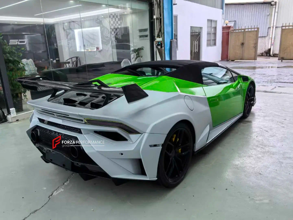 Обвес переделка для Lamborghini Huracan LP580 LP610 Spyder 2014-2019 в Huracan STO LP 640 Ламборгини Хуракан