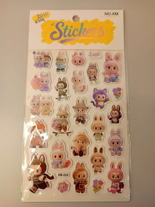 Наклейки "Labubu DIY"