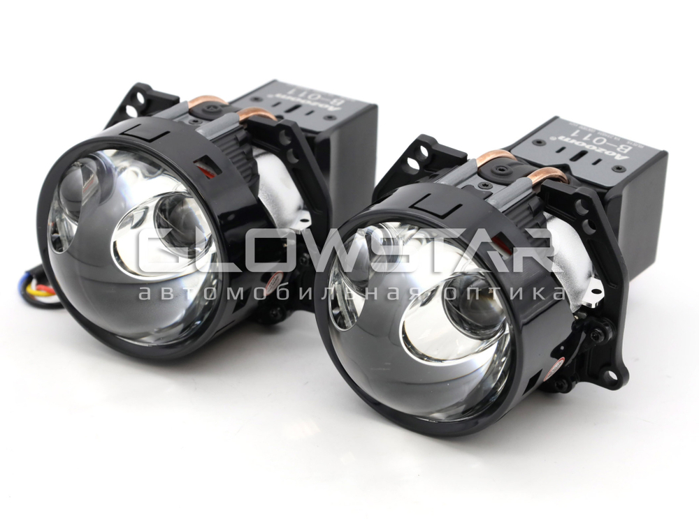 Билед модули Aozoom B-011 Laser 3.0 дюйма, 4 чипа, 5500K, 12V, 54W/81W, крепление 3R (комплект, 2шт)