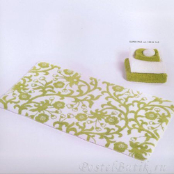 Коврик для ванной 50х80 Abyss & Habidecor Jardin 165 зеленый Португалия