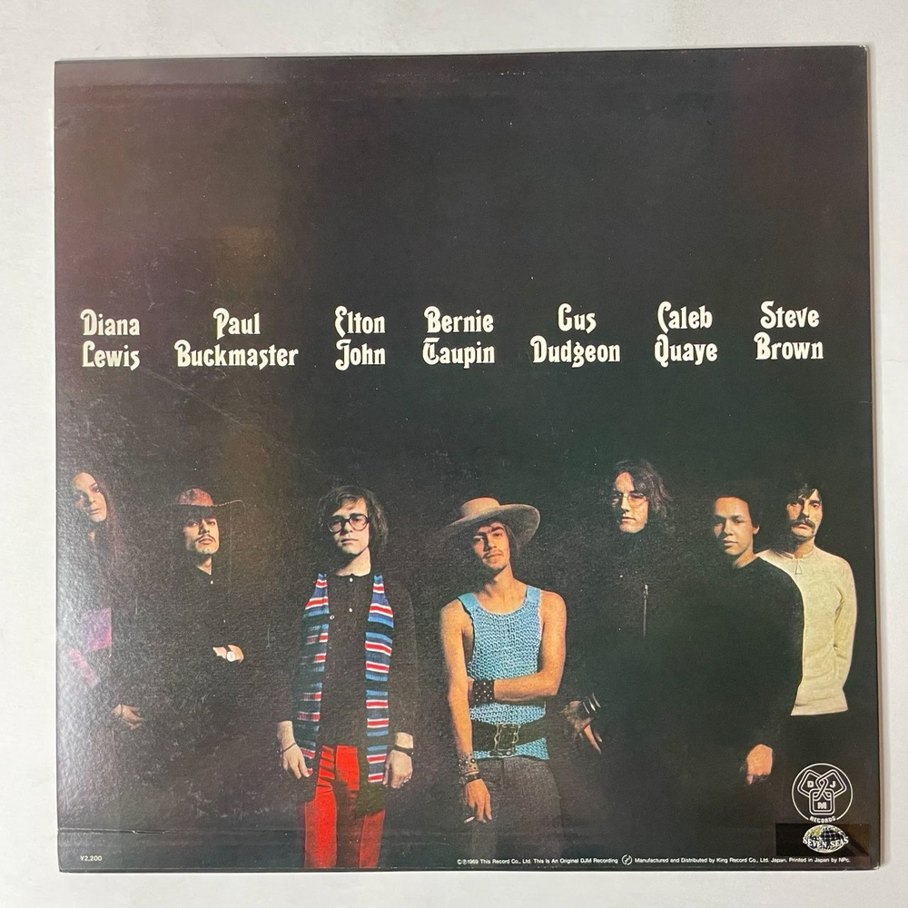 Винтажная виниловая пластинка LP Elton John (Japan 1981) (No Obi) Your Song