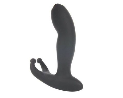 Чёрный массажёр простаты с вибрацией Activator Of Male Power - 11,4 см. (Цвет: черный)