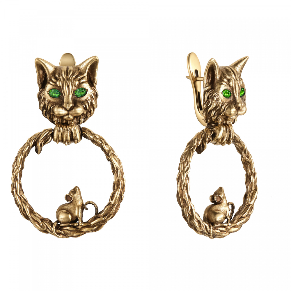 Серьги GATTO E TOPO