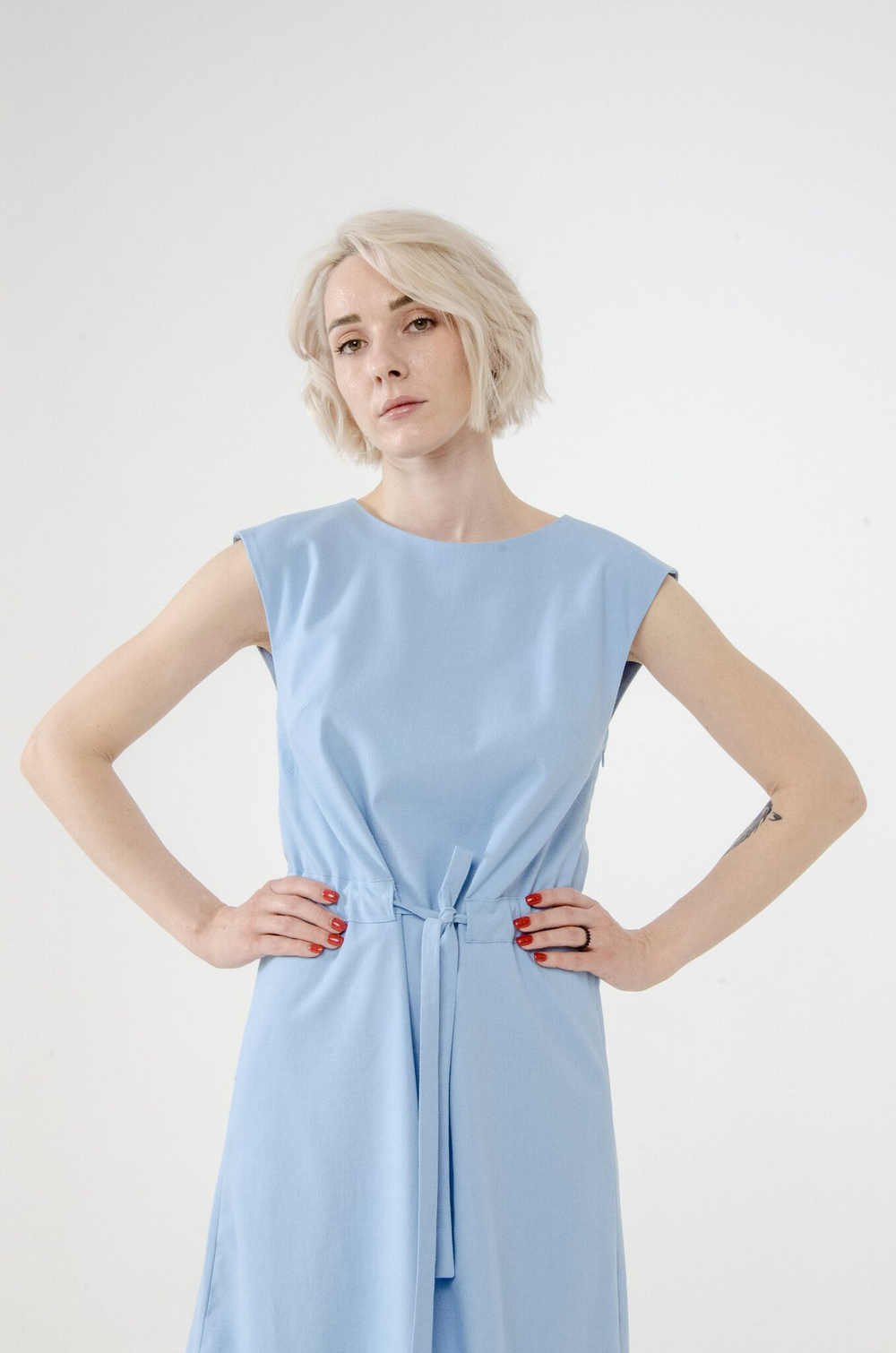 Льняное платье PEOPLE