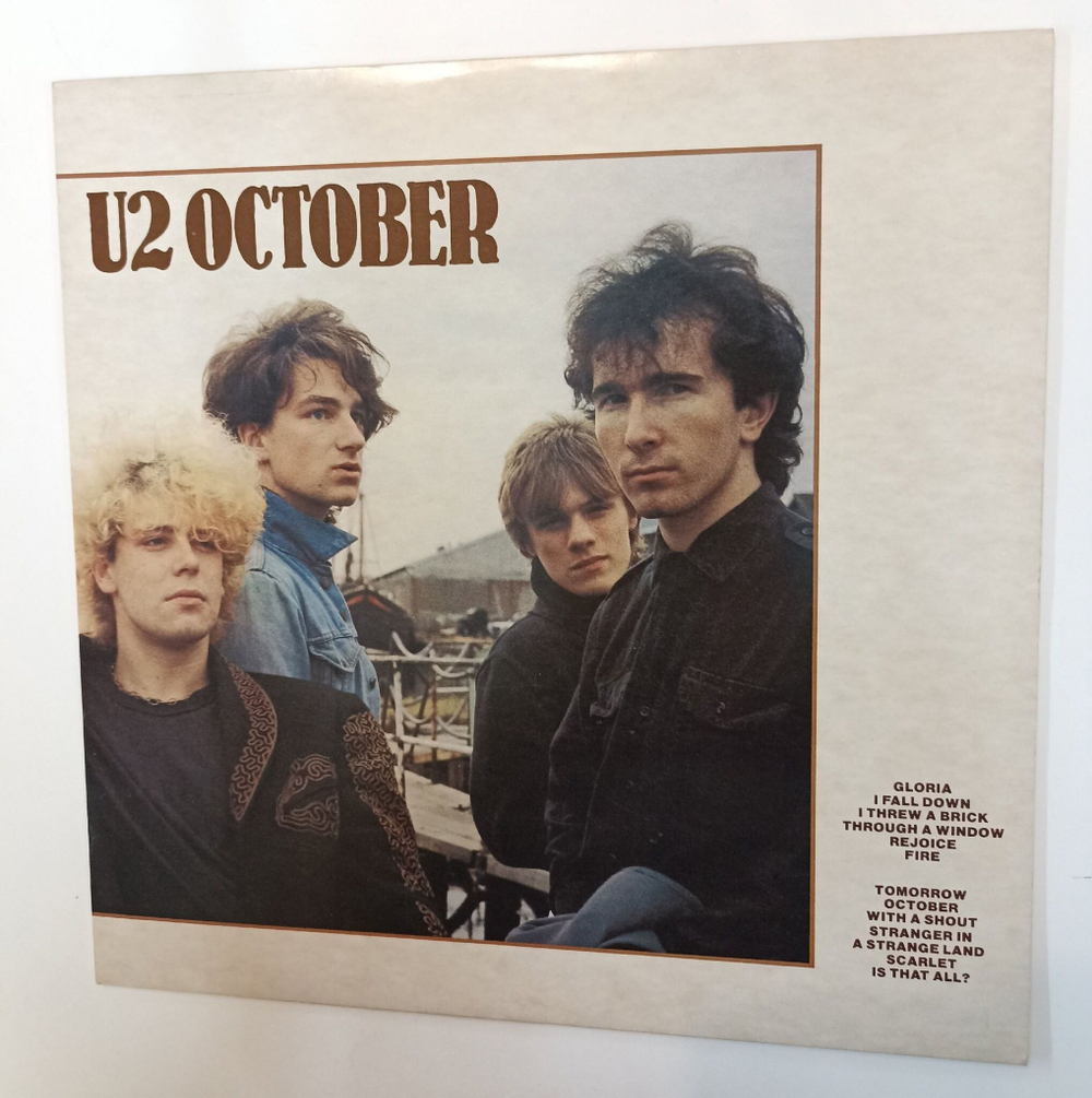 Винтажная виниловая пластинка LP U2 October (USA 1983)