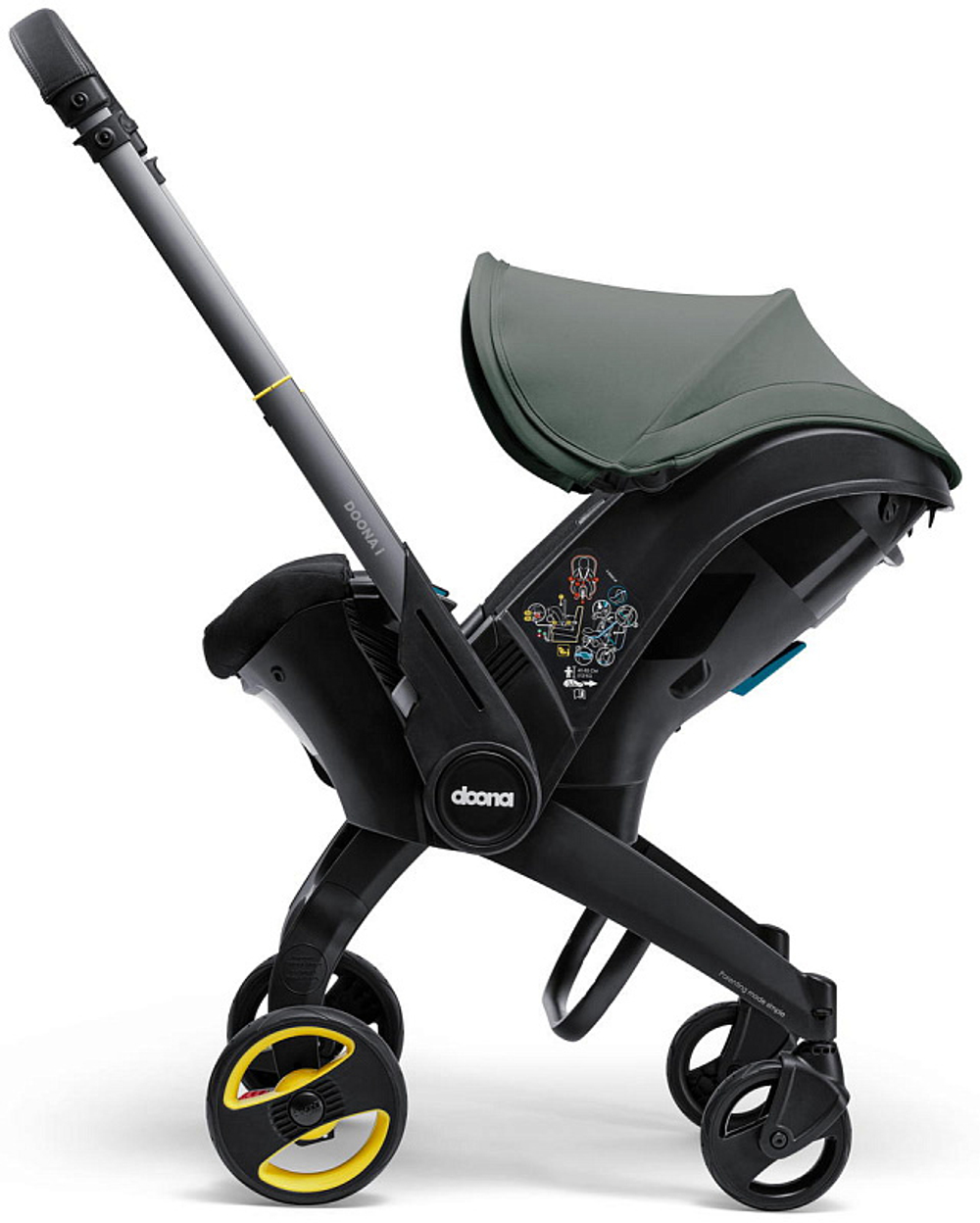 Коляска-автокресло Doona I Forest Grey