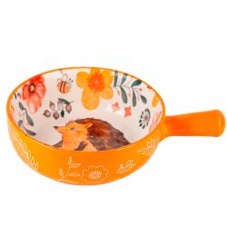 Емкость для запекания "Kawaii Forest.Hedgehog" 22*16*5,5см. v=650мл. (фарфор) (min9) (транспортная у