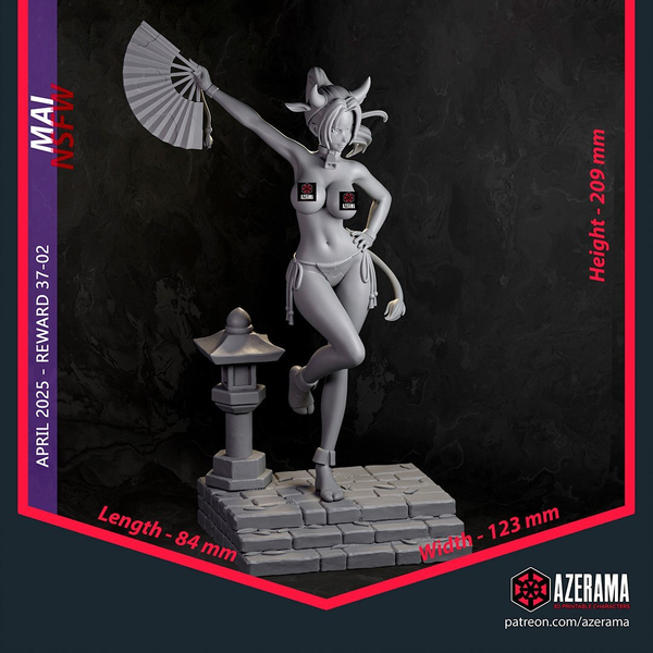 Май Сирануй Король бойцов Фатальная ярость Mai Shiranui King of Fighters Fatal Fury Фигурка