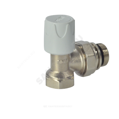 Клапан ручной регулировки Ду 20 Ру10 ВР угловой штуцер с герметичной прокладкой Ogint