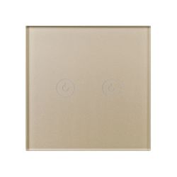 Выключатель сенсорный SWT-OMALI-S02-ZB-GD (250V, 10A, Zigbee) (Arlight, Стекло) 050038