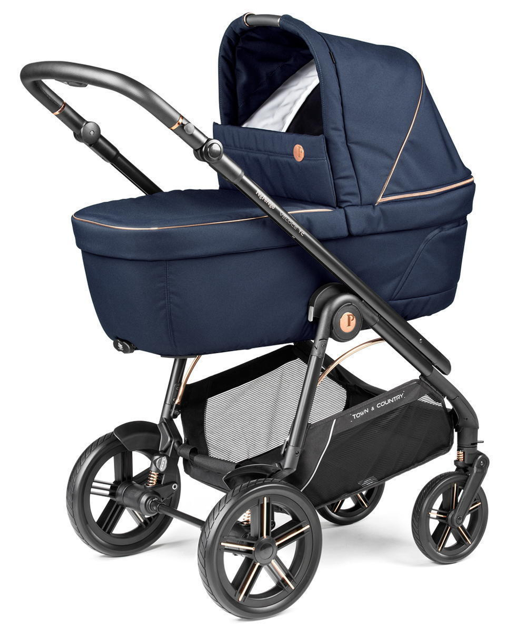 Коляска Peg Perego Veloce TC Brio Culla Belvedere SLK 3 в 1 Blue Shine