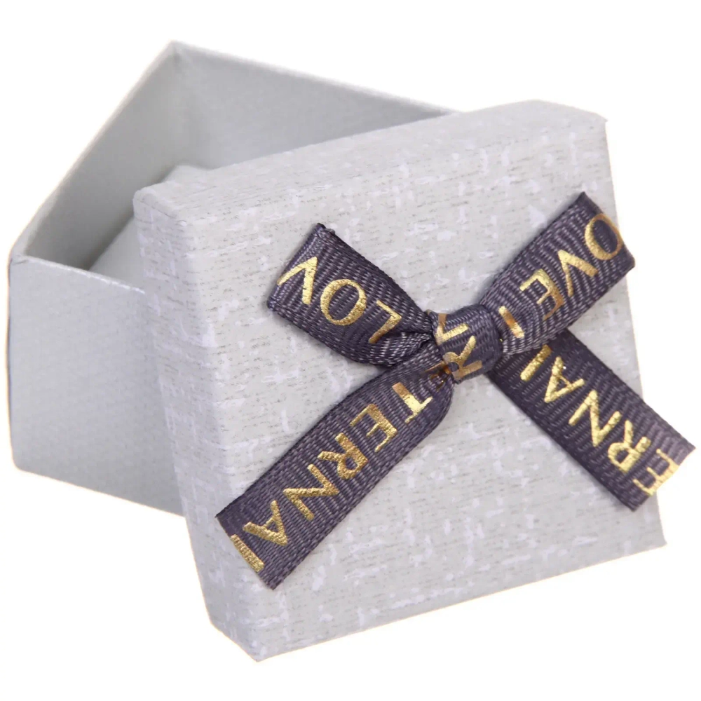 Коробка подарочная «Настроение» 5*5*3,5 см, Пепельный