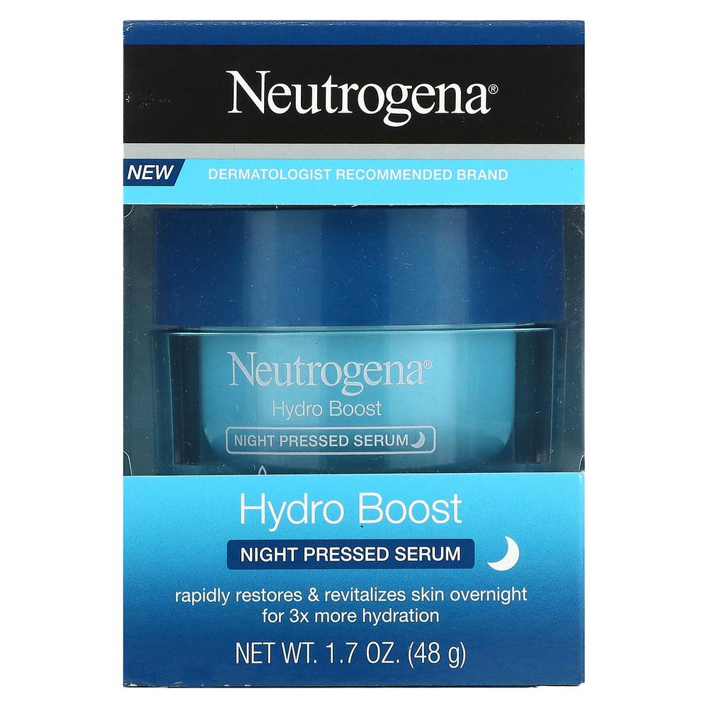 Neutrogena, Hydro Boost, ночная прессованая сыворотка, 48 г (1,7 унции)