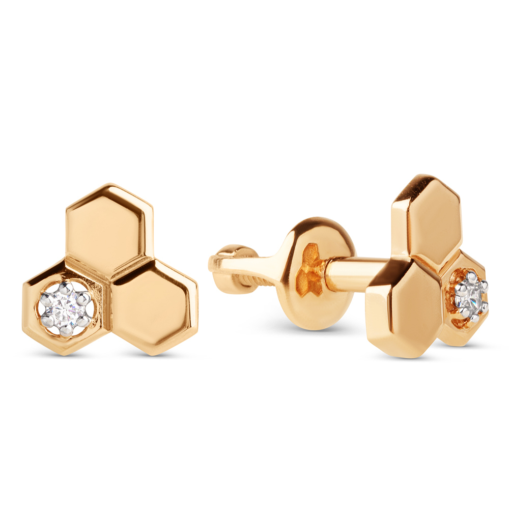 Серьги из золота 585 пробы