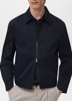 Хлопковая куртка на молнии