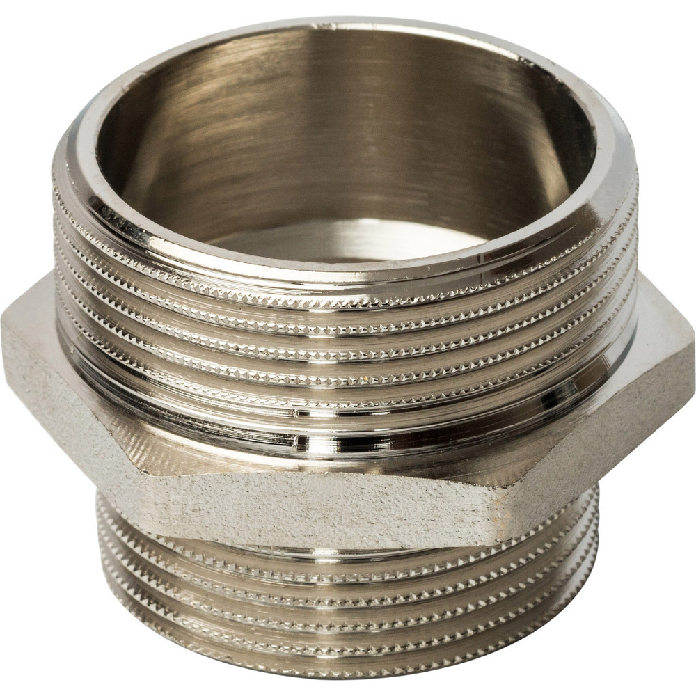 Ниппель переходной STOUT НН 1 1/2"X1 1/4" никель