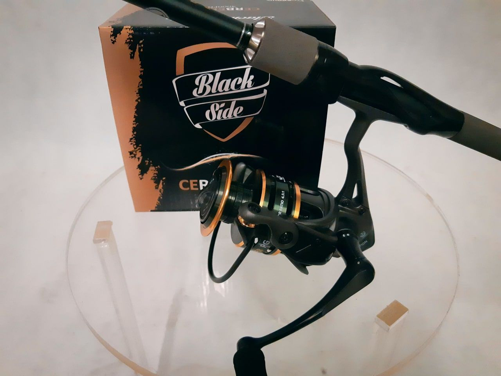 Катушка для рыбалки безынерционная Black Side Cerber PG FD (7+1 подш.)