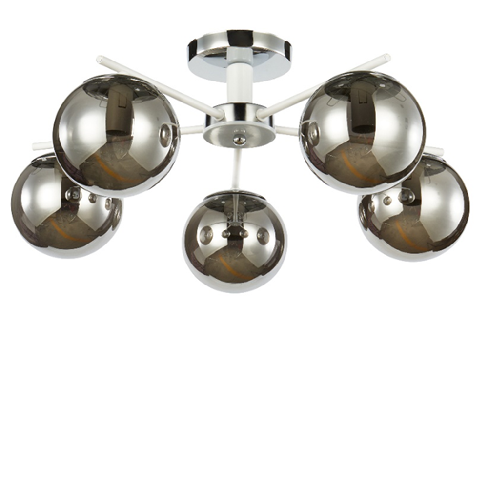 Потолочная люстра Mirastyle WX-70288/5 CR+WH