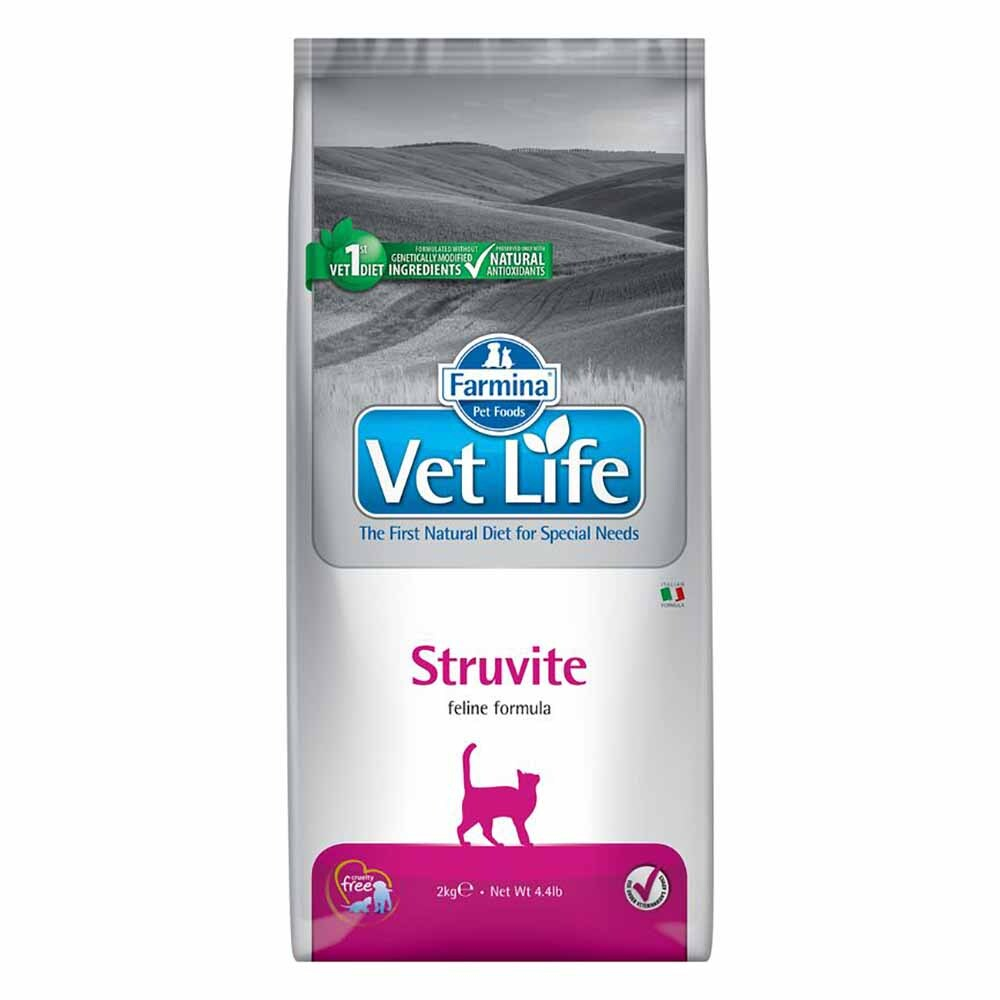 Farmina Vet Life Cat Struvite - корм диета для кошек при мочекаменной болезни струвитного типа