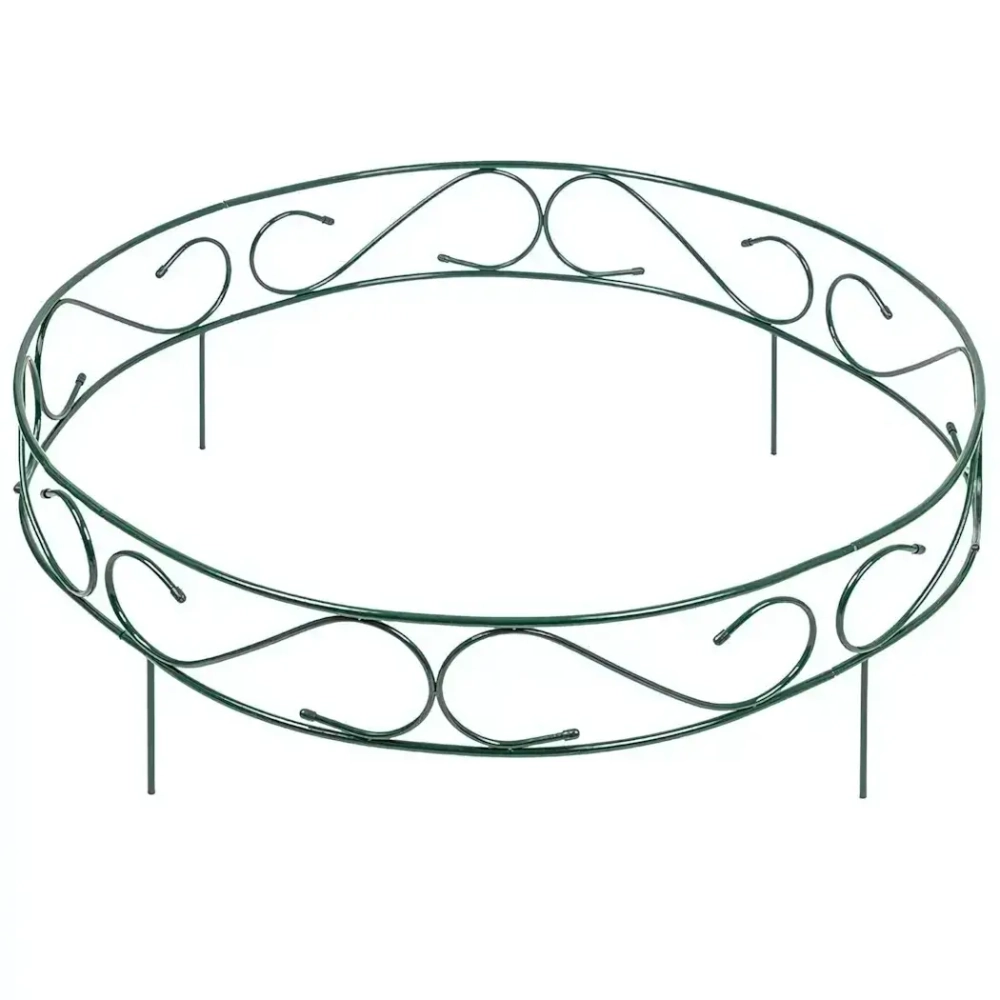 Заборчик для клумбы 4 секций разборный (металл)