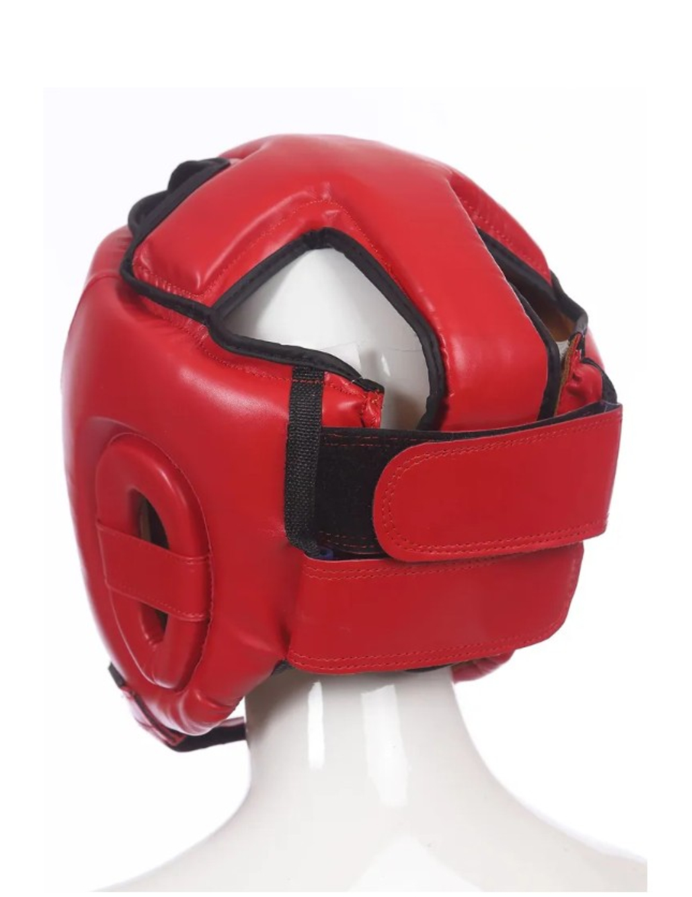 Шлем открытий c крестом на голове красный top ten