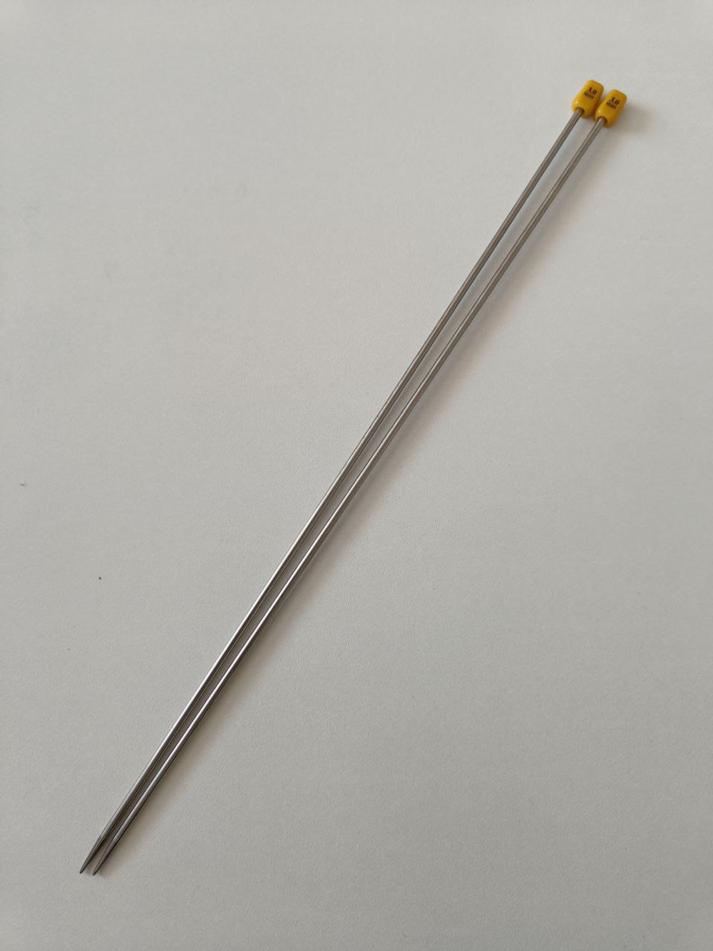 Спицы прямые, металлические, длина 35 см, № 3