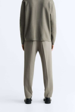 ZARA БРЮКИ-ДЖОГГЕРЫ КОМФОРТНОЙ ПОСАДКИ, ХАКИ