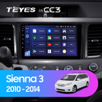 Teyes CC3 9" для Toyota Sienna 2010-2014