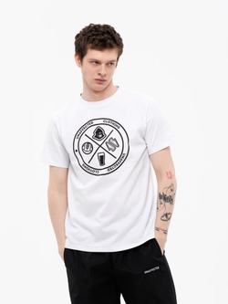 Футболка UNAFFECTED Круг Белый