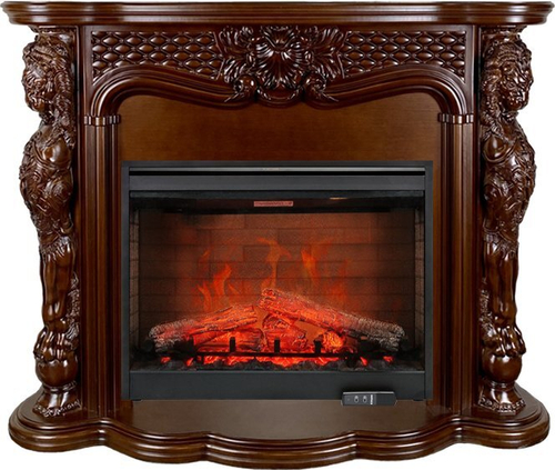 Каминокомплект Castle - Темный дуб с очагом Symphony 30'' DF3020-EU