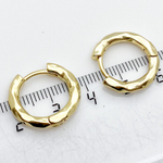 Ювелирные швензы Конго с позолотой, размер 19*3 мм, цена за пару