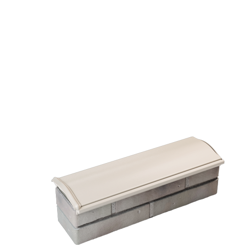 Парапет полимеркомпозитный Monblan 130мм (0,5 кирпич) бежевый