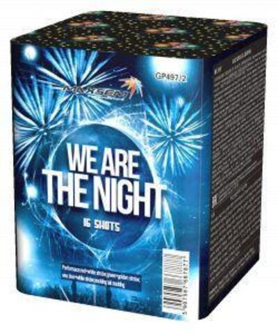 Батарея салютов "We Are The Night" GP497/2 16 залпов * 0.8"