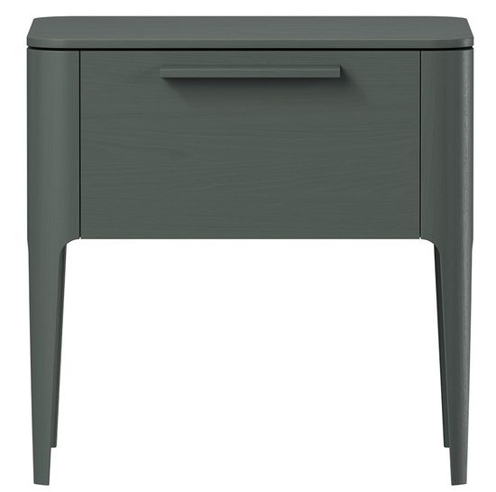 Тумба прикроватная Type oak 1 ящик (темно-серый)
