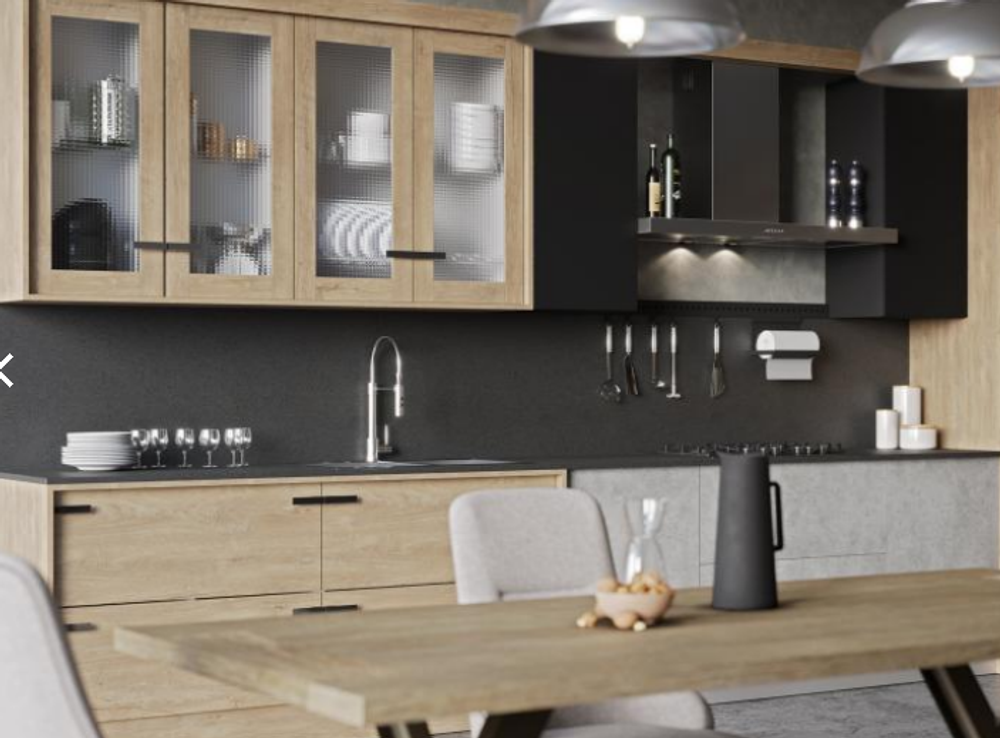 Современная кухня Лофт Индастри