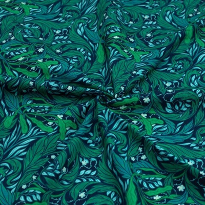 Отрез премиум хлопка "Водоросли"