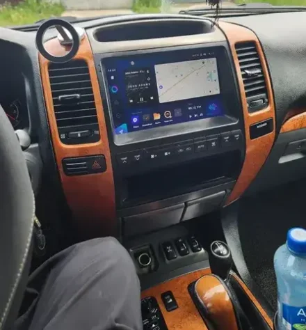 Магнитола для Lexus GX470 J120, Toyota Land Cruiser Prado 120 (климат на ШГУ, рамка тип 1) - Teyes CC4-PRO монитор 9.5" 2K QLED на Android 13, Snapdragon 778G, AI, CarPlay, DSP, 4G SIM-слот