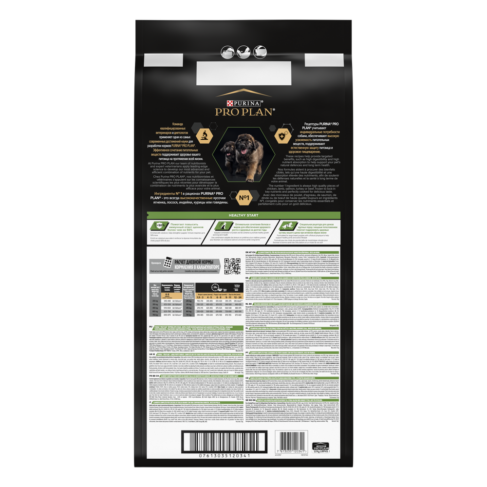 Purina pro plan large breed puppy ingredients 2025